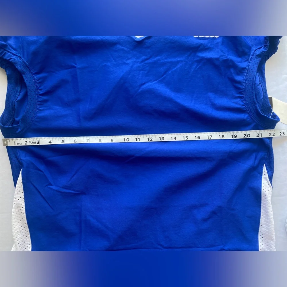 Adidas Plus Size 2XL Royal Blue‎ Football Practice Jersey